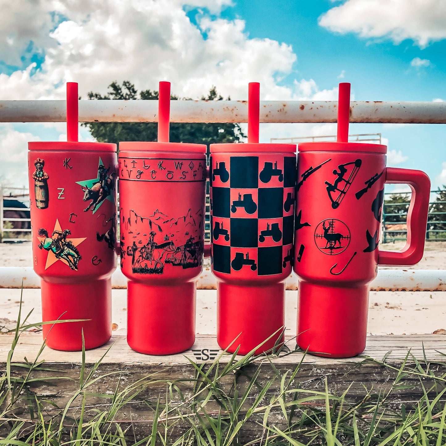 Kids Western Tumbler 24oz