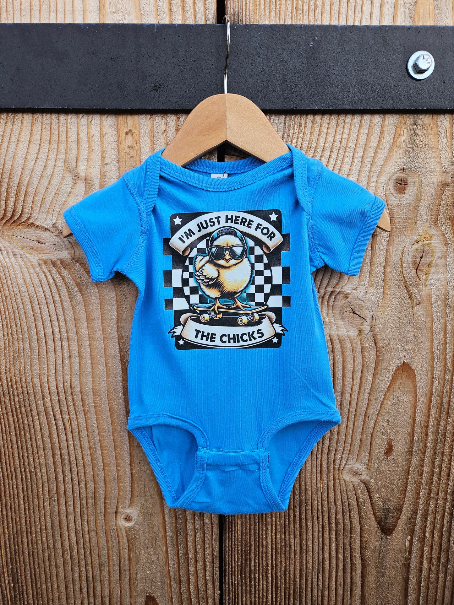 Here for the Chicks Onesie