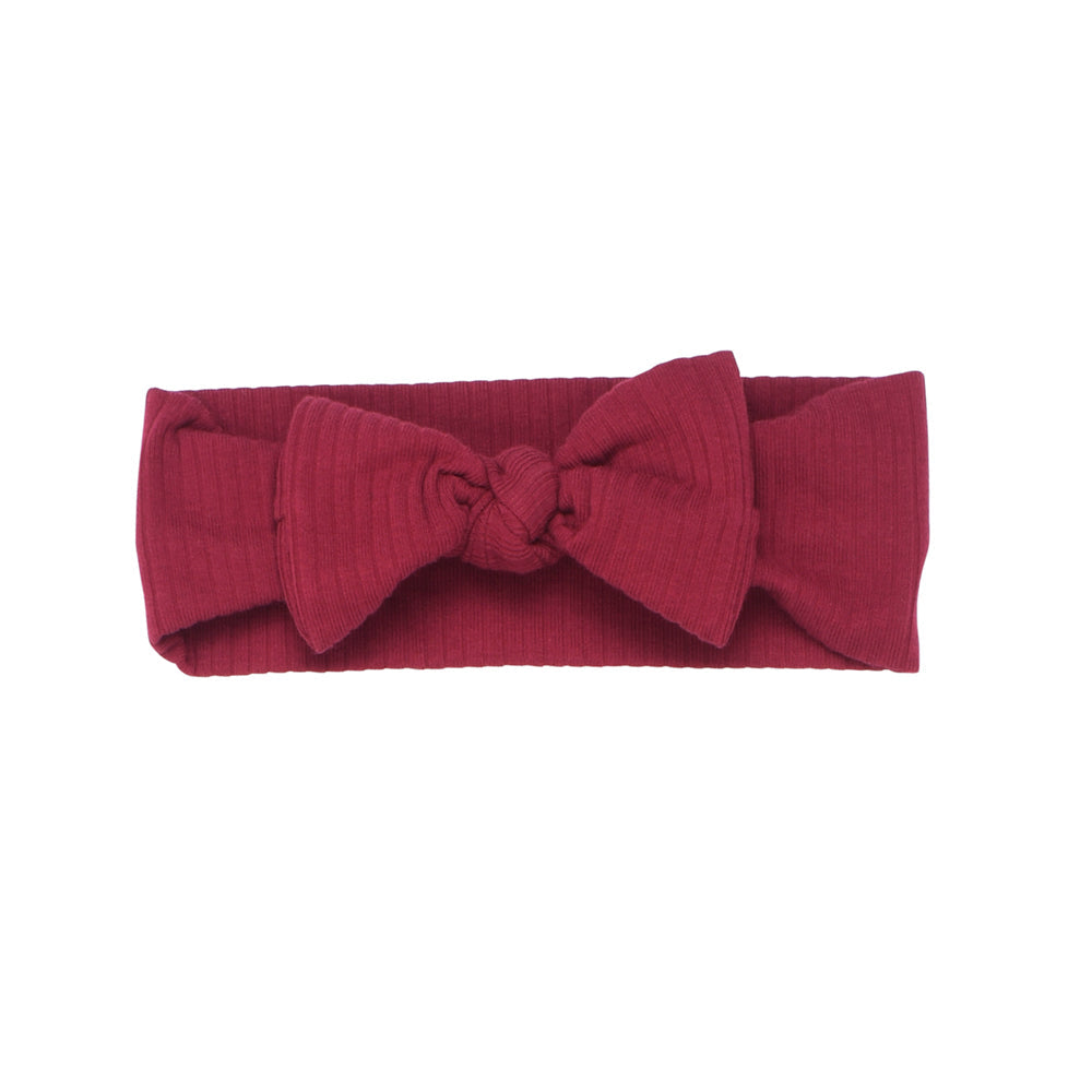 Ribbed Knot Headband by Three Little Tots