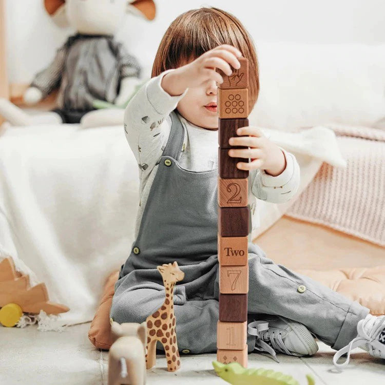 Wooden Number Blocks