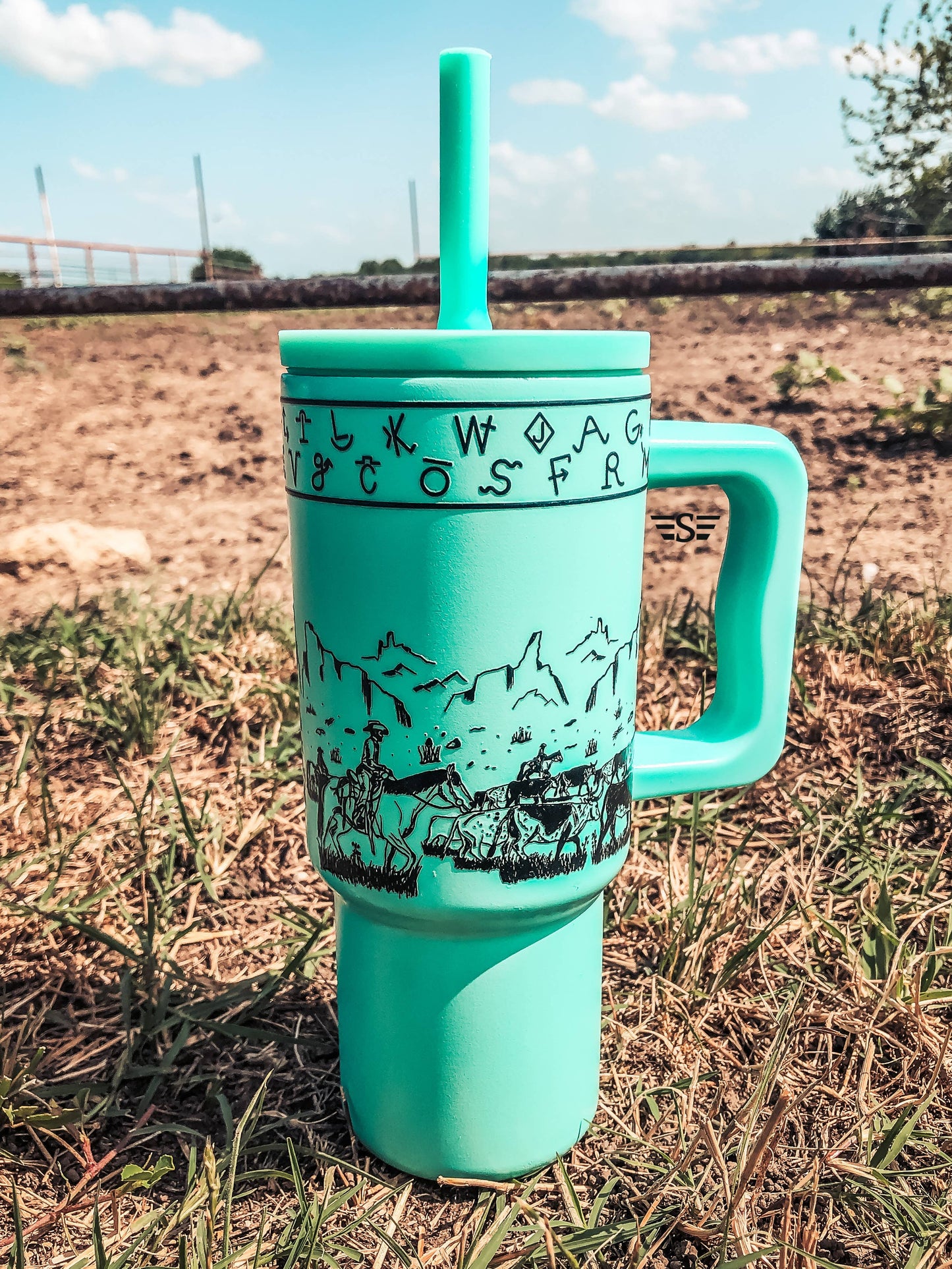 Kids Western Tumbler 24oz
