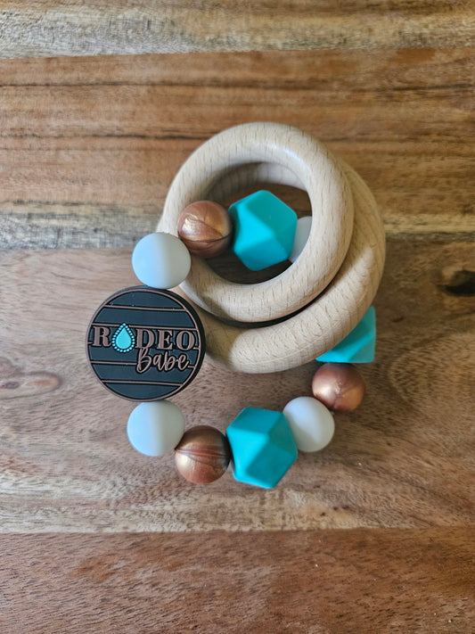 Rodeo Babe Silicone Teether Rattle