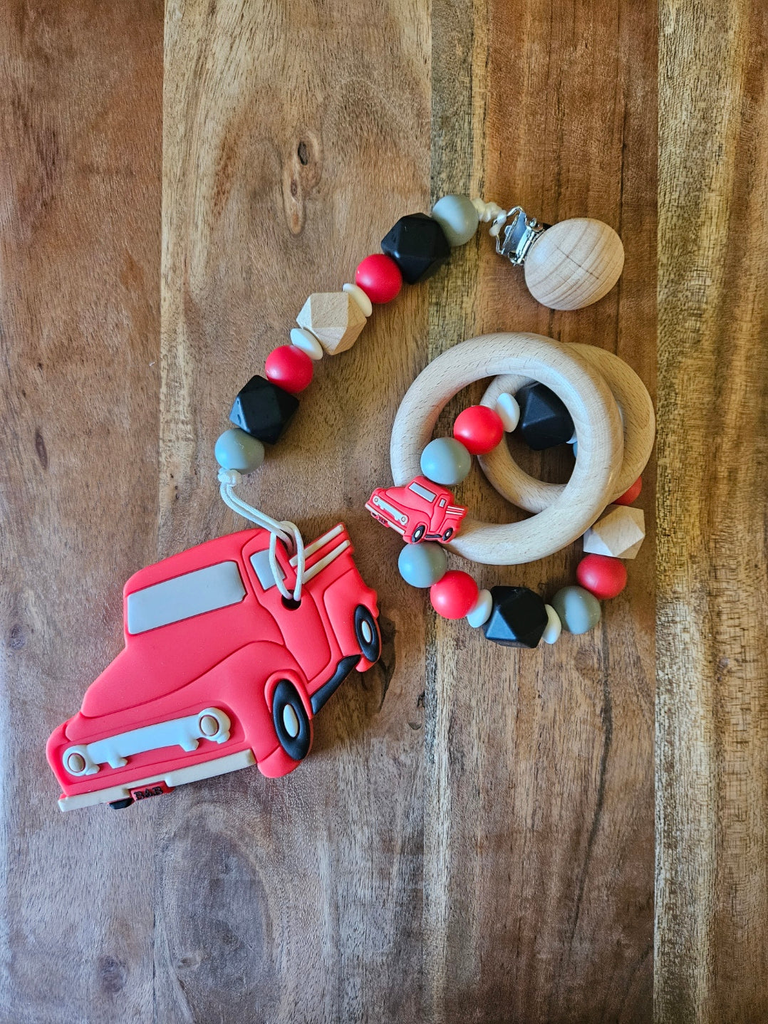 Classic Truck Silicone Teether