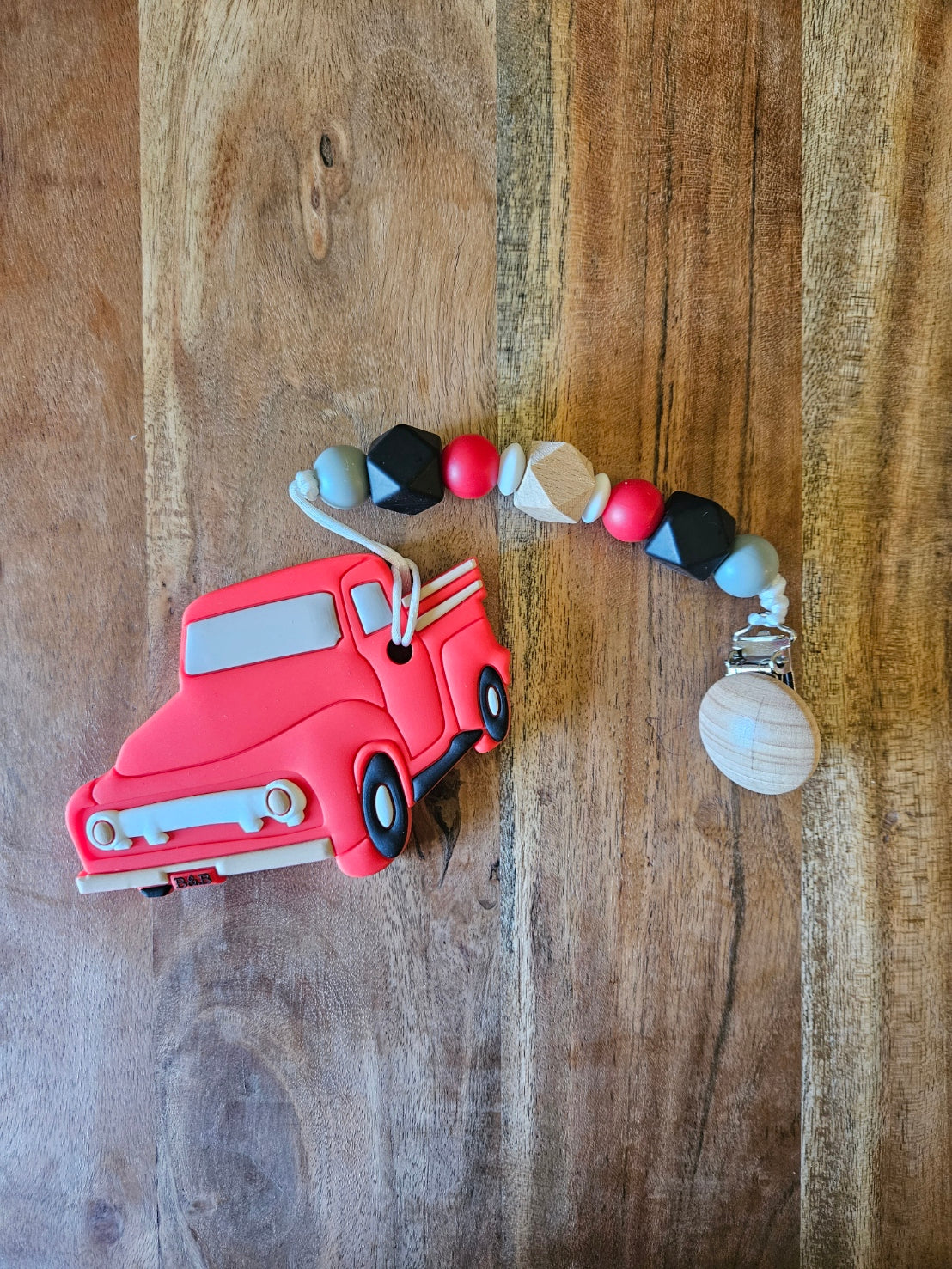 Classic Truck Silicone Teether