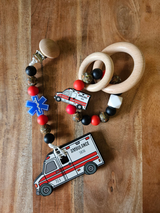 Ambulance Silicone Teether