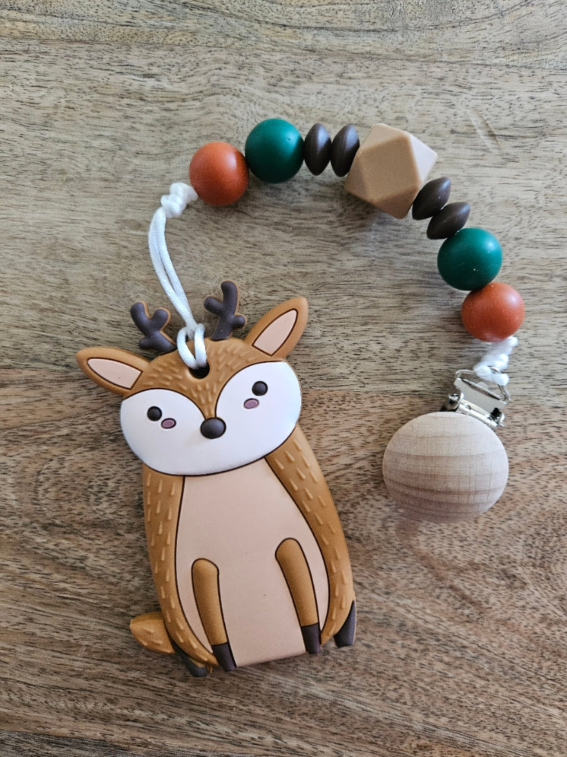 Woodland Deer Silicone Teether