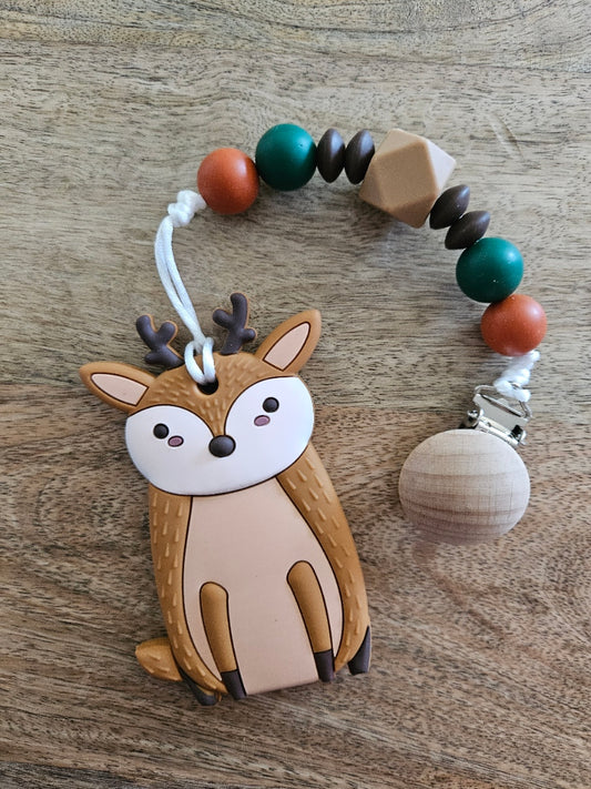 Woodland Deer Silicone Teether