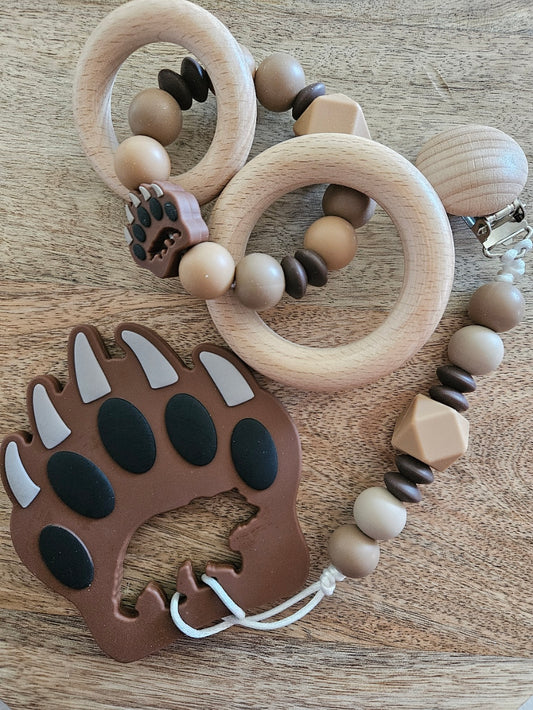 Bear Claw Silicone Teether