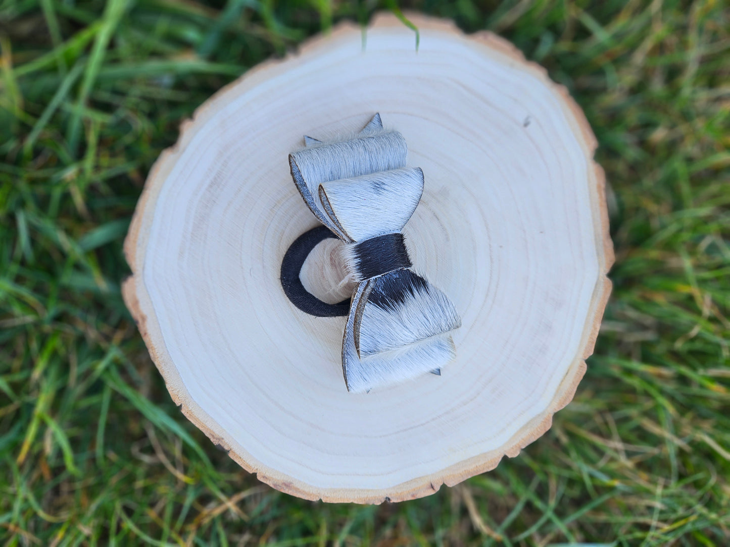 Cowhide Hair Bows- Large