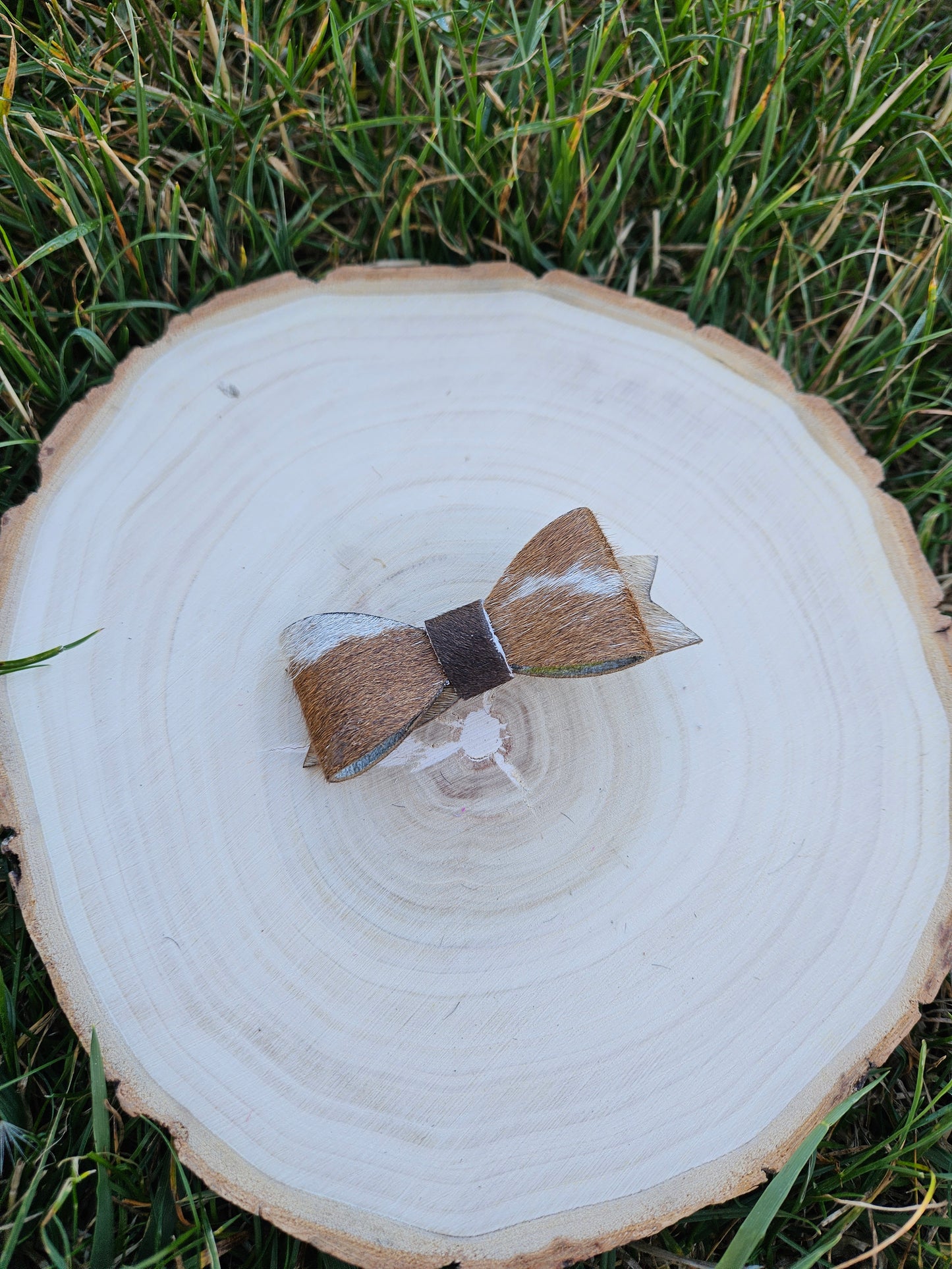 Cowhide Hair Clip- Large