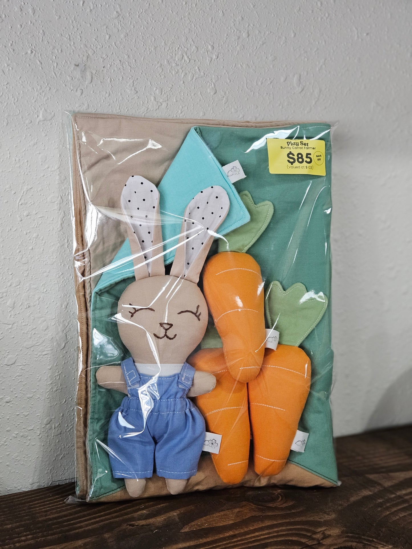 Handmade Doll Play Set- Baby Bunny