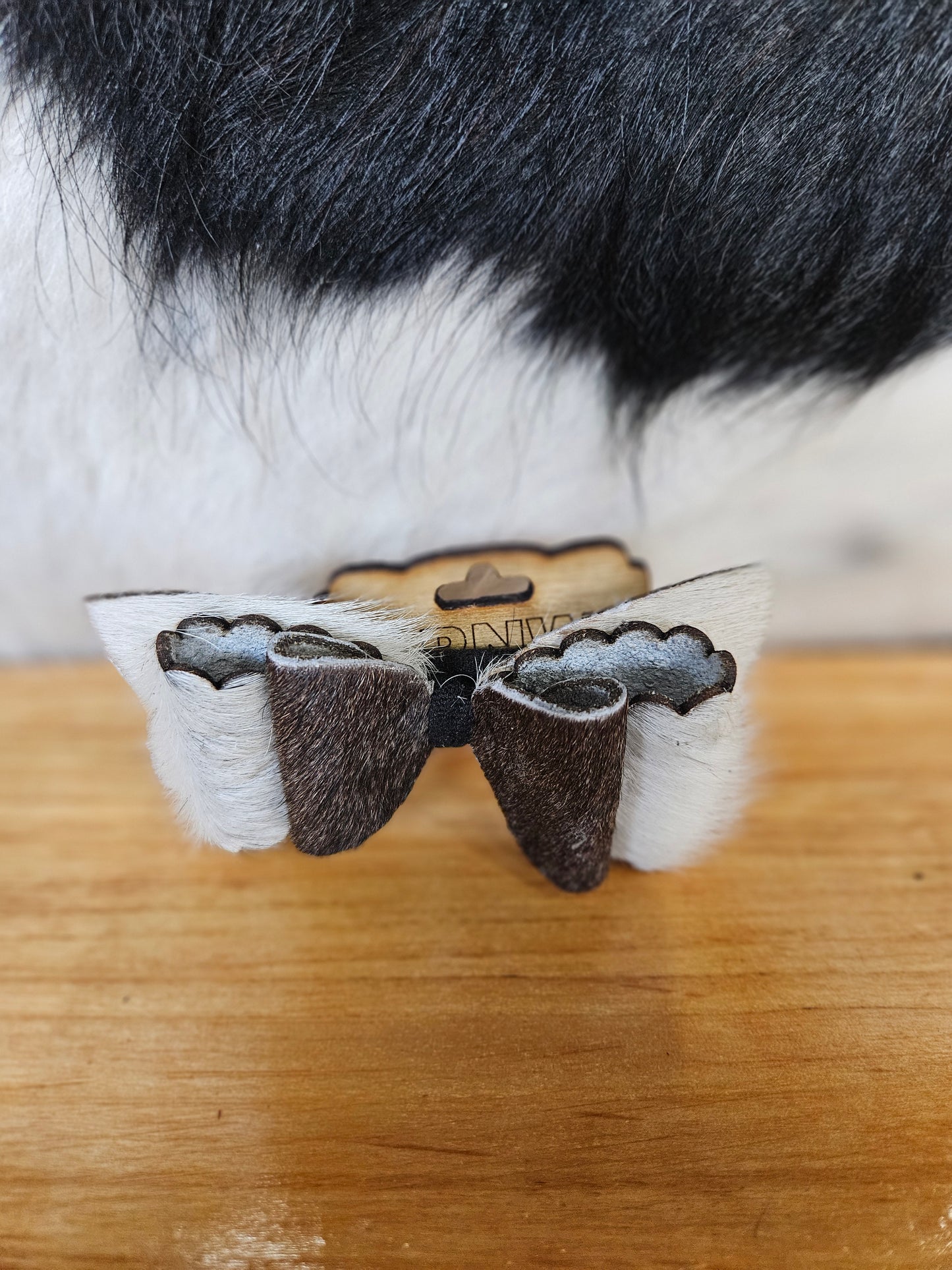 Cowhide Hair Bows- Large