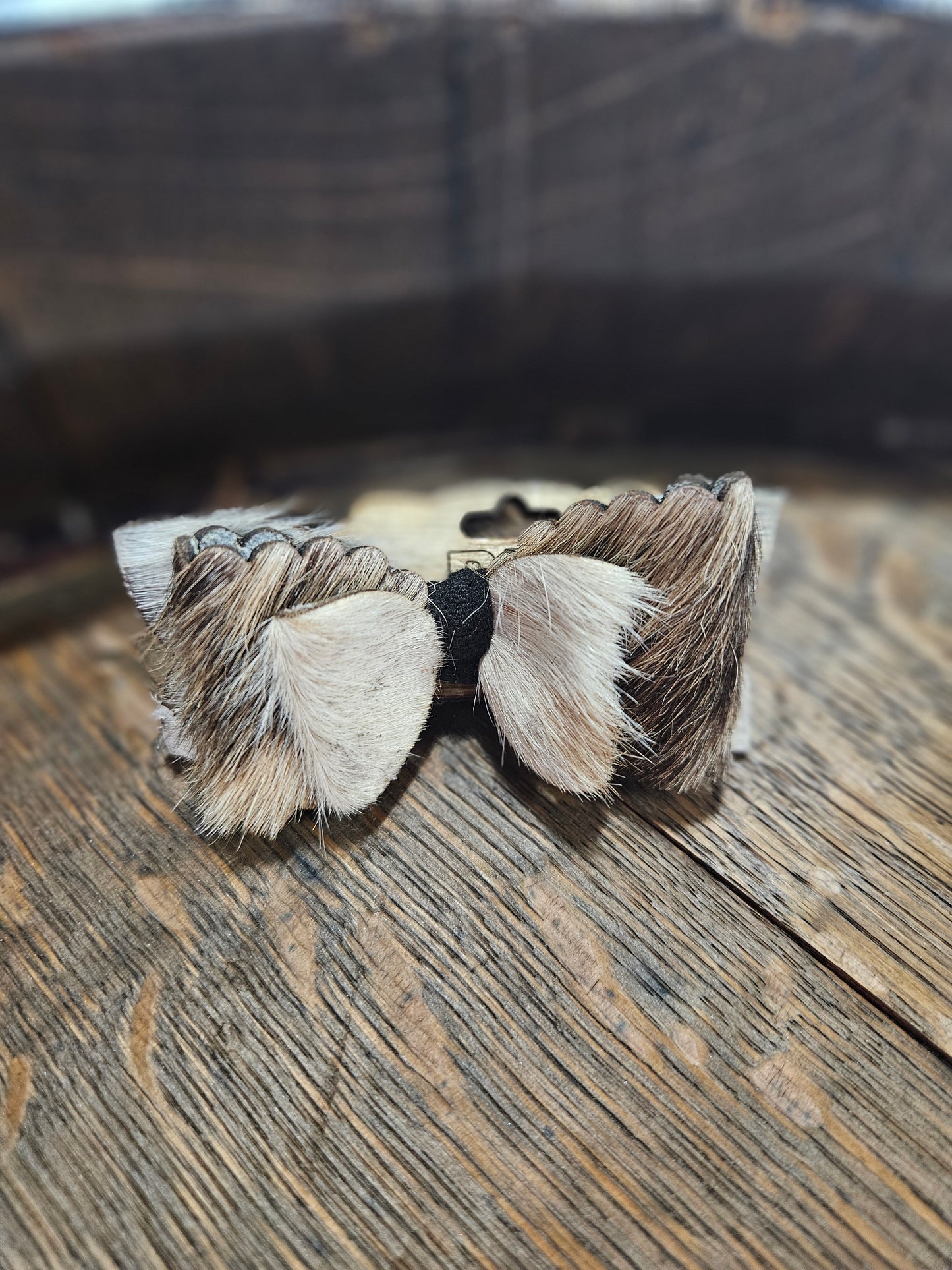 Cowhide Hair Bows- Medium