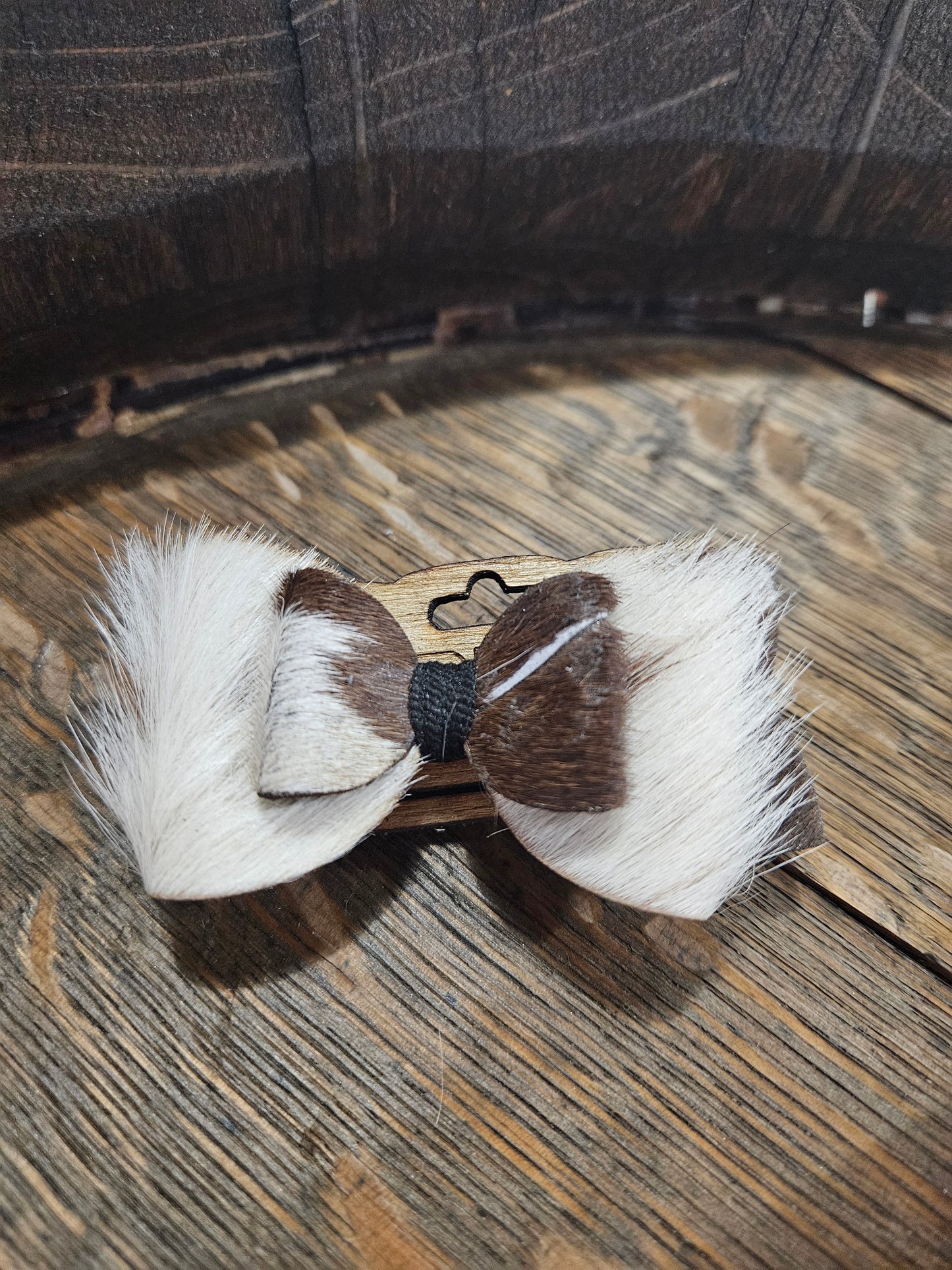Cowhide Hair Bows- Medium
