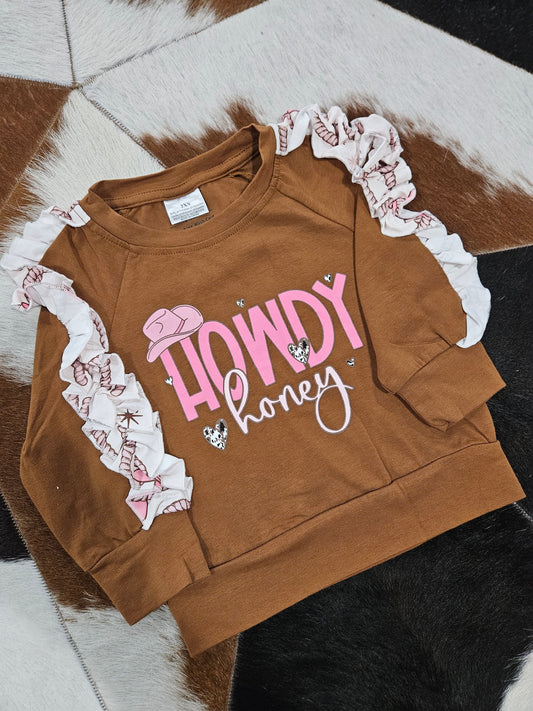 Howdy Honey Ruffle Shirt