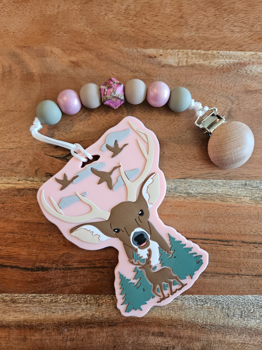 Girls Hunting Silicone Teether