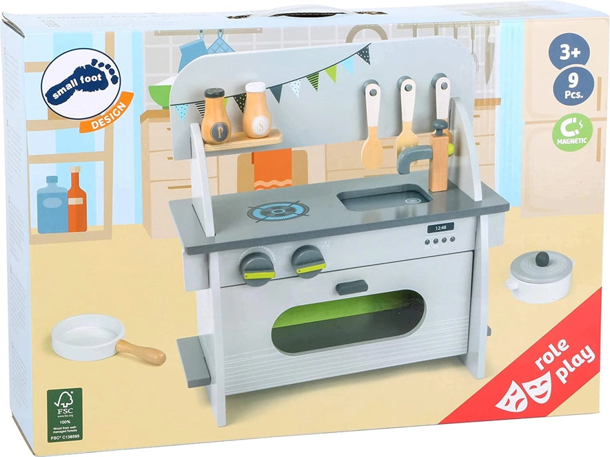 Wooden Compact Play Kitchen