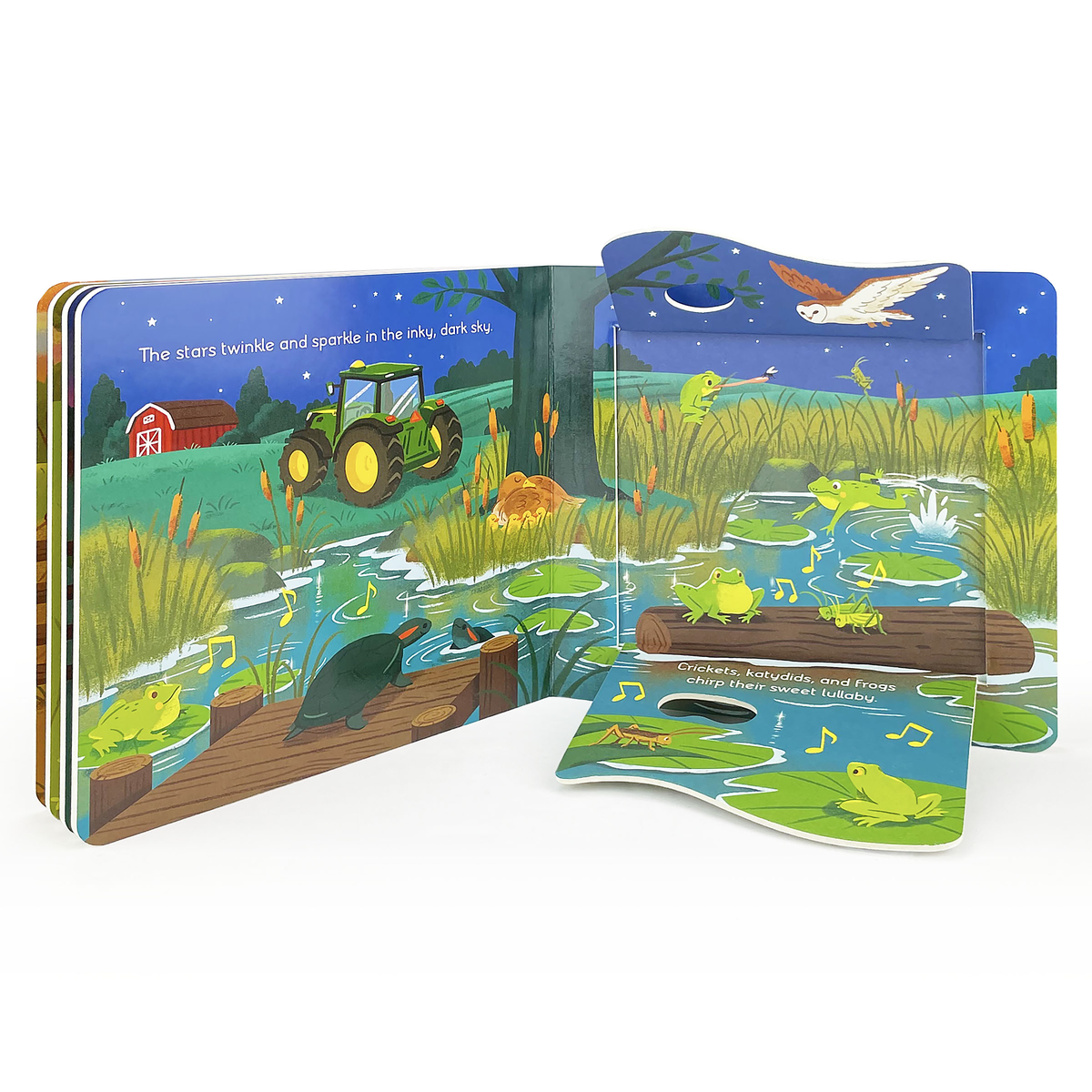 John Deere Good Night Tractor Lift a Flap Book
