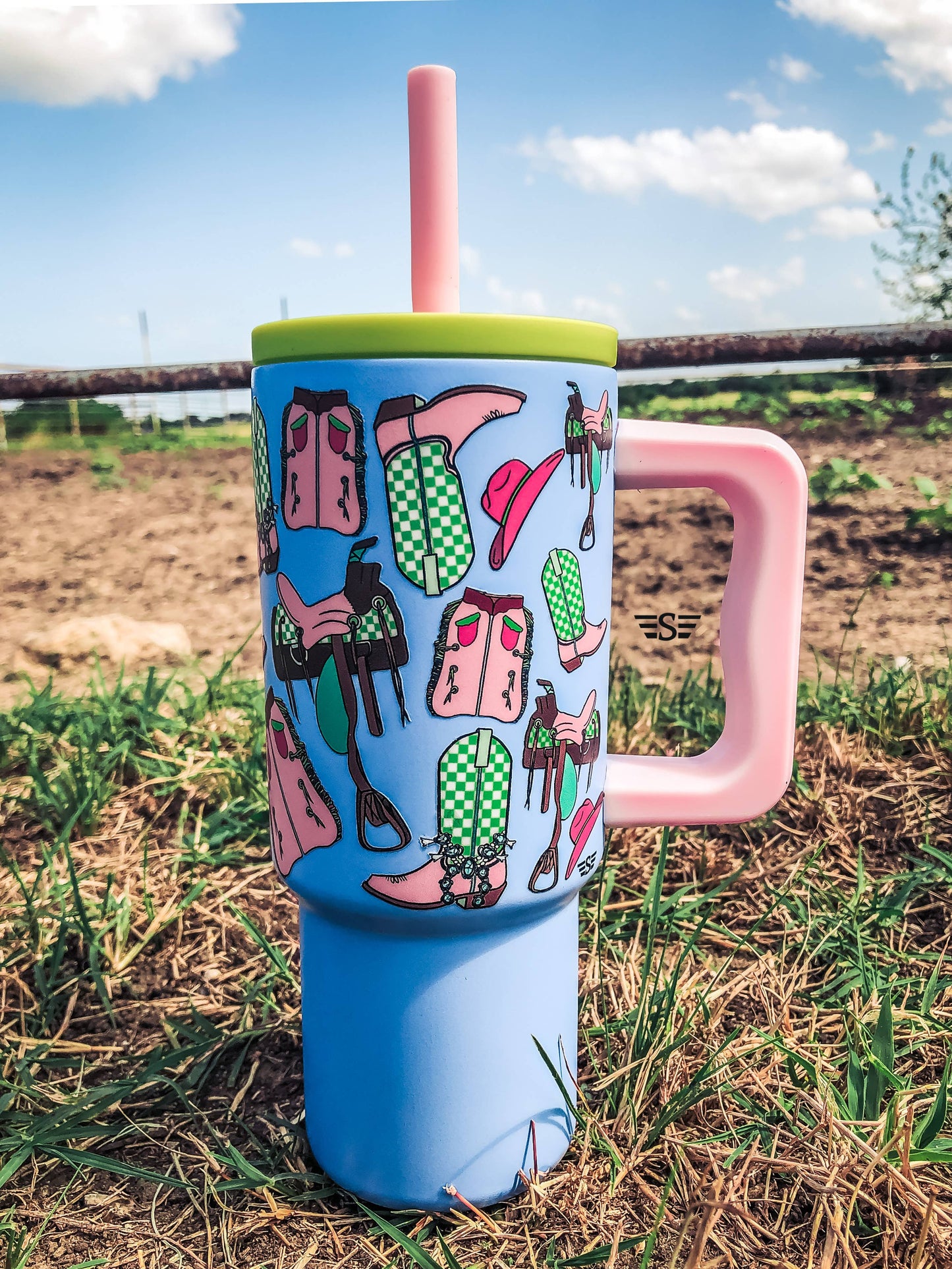 Kids Western Tumbler 24oz