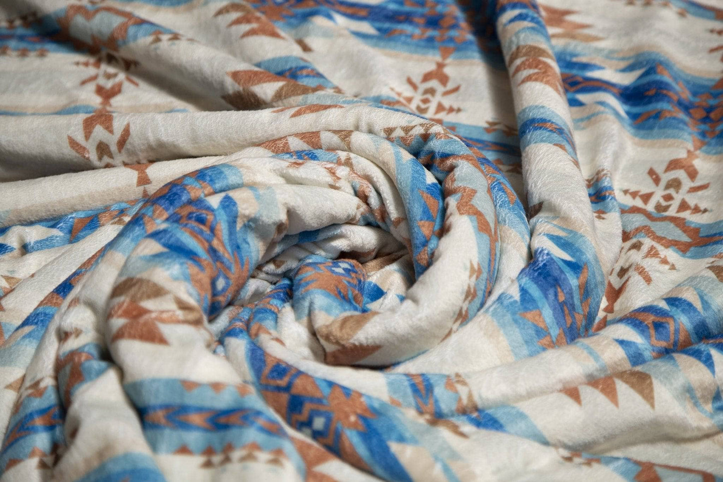 Southwestern Plush Sherpa Throw