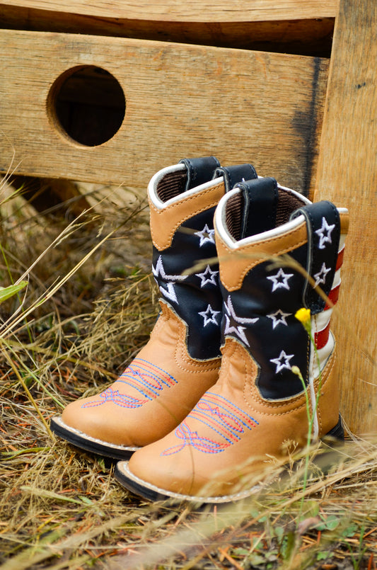 Tuff Rider Patriotic Cowboy Boot (Toddler&Little Kid)
