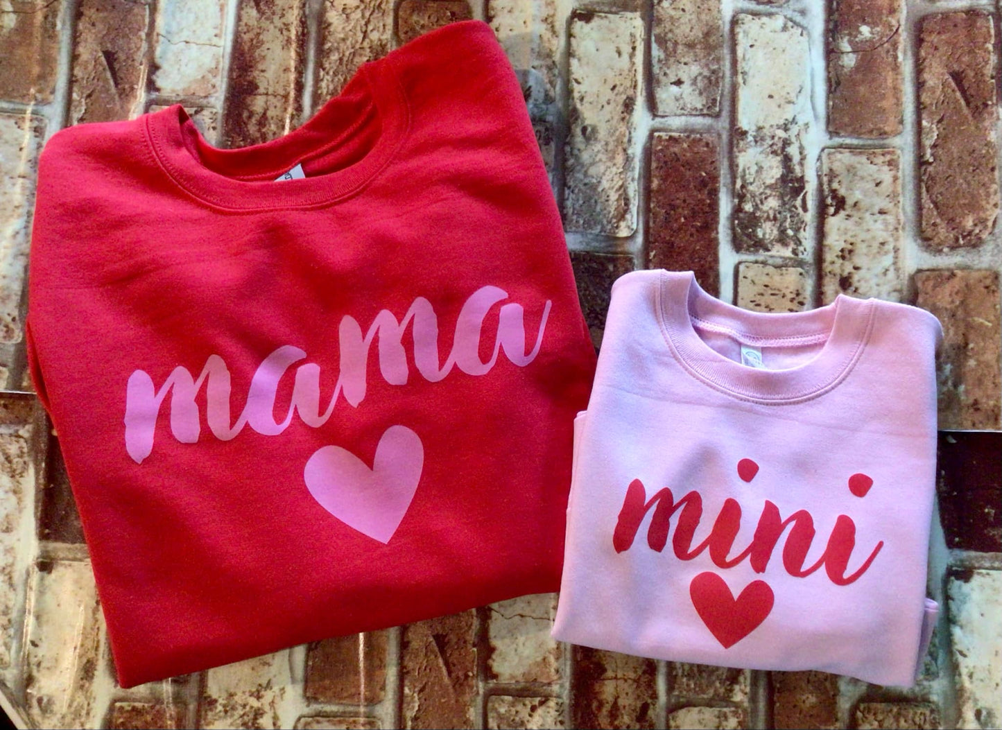 "Mini" Pink Crewneck Sweater-Toddler