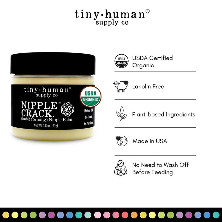 Nipple Crack™ Organic Nipple Balm 1.8oz by Tiny Human