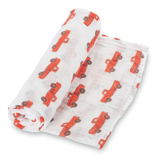 Vintage Truck Baby Swaddle