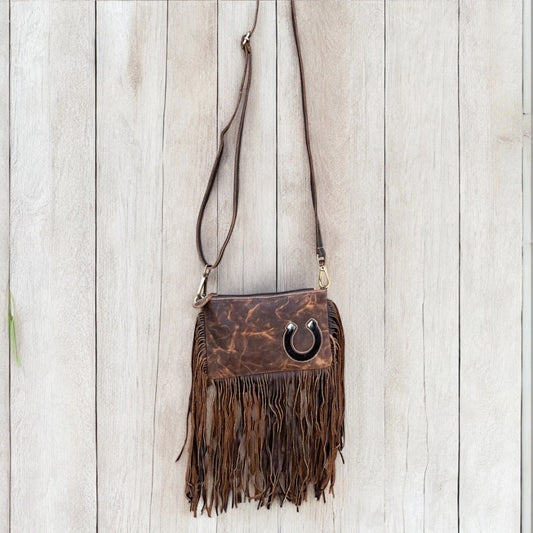 Horseshoe Fringe Purse