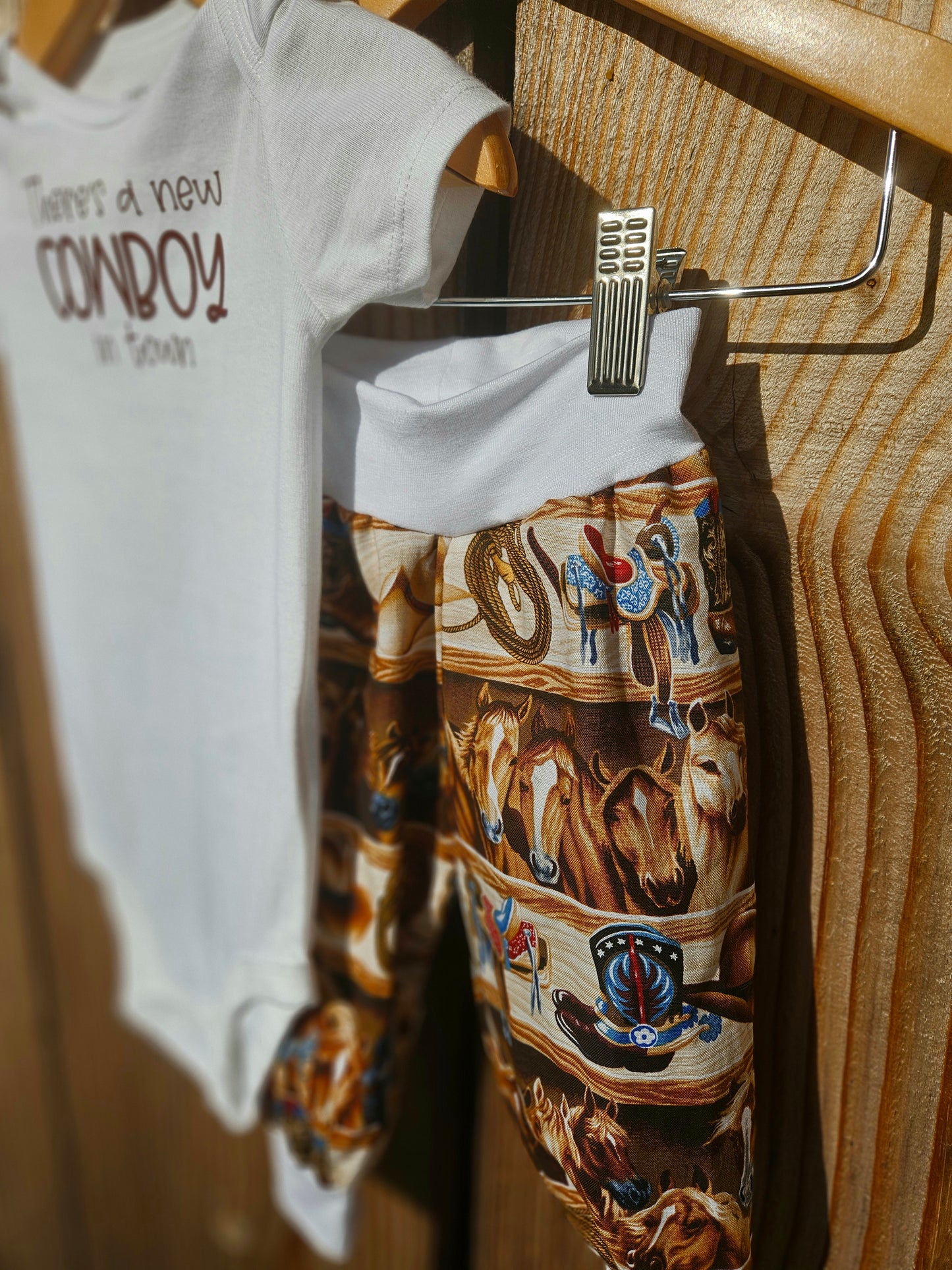 "New Cowboy in Town.." Jogger Set
