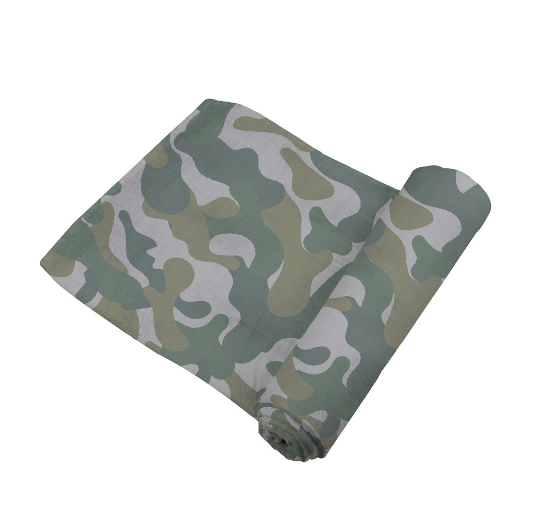 Hunters Camo Bamboo Swaddle