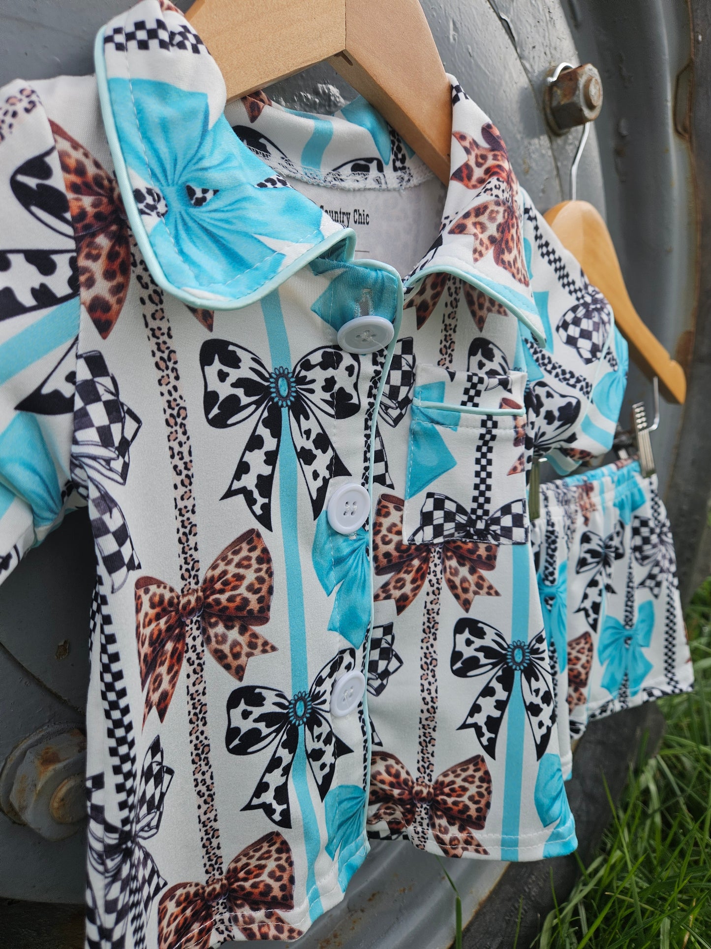 Western Bows PJ Set