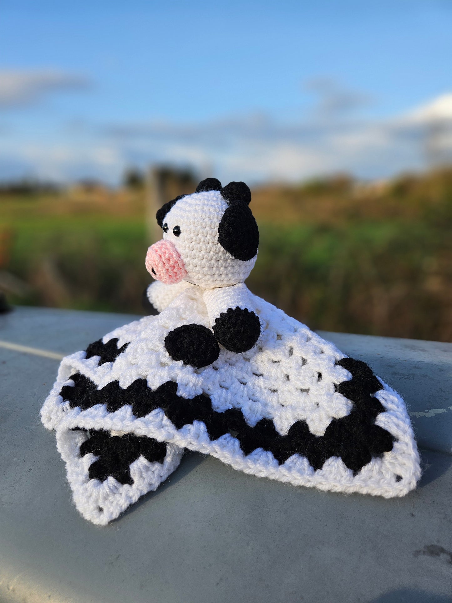 Crochet Cow Lovey
