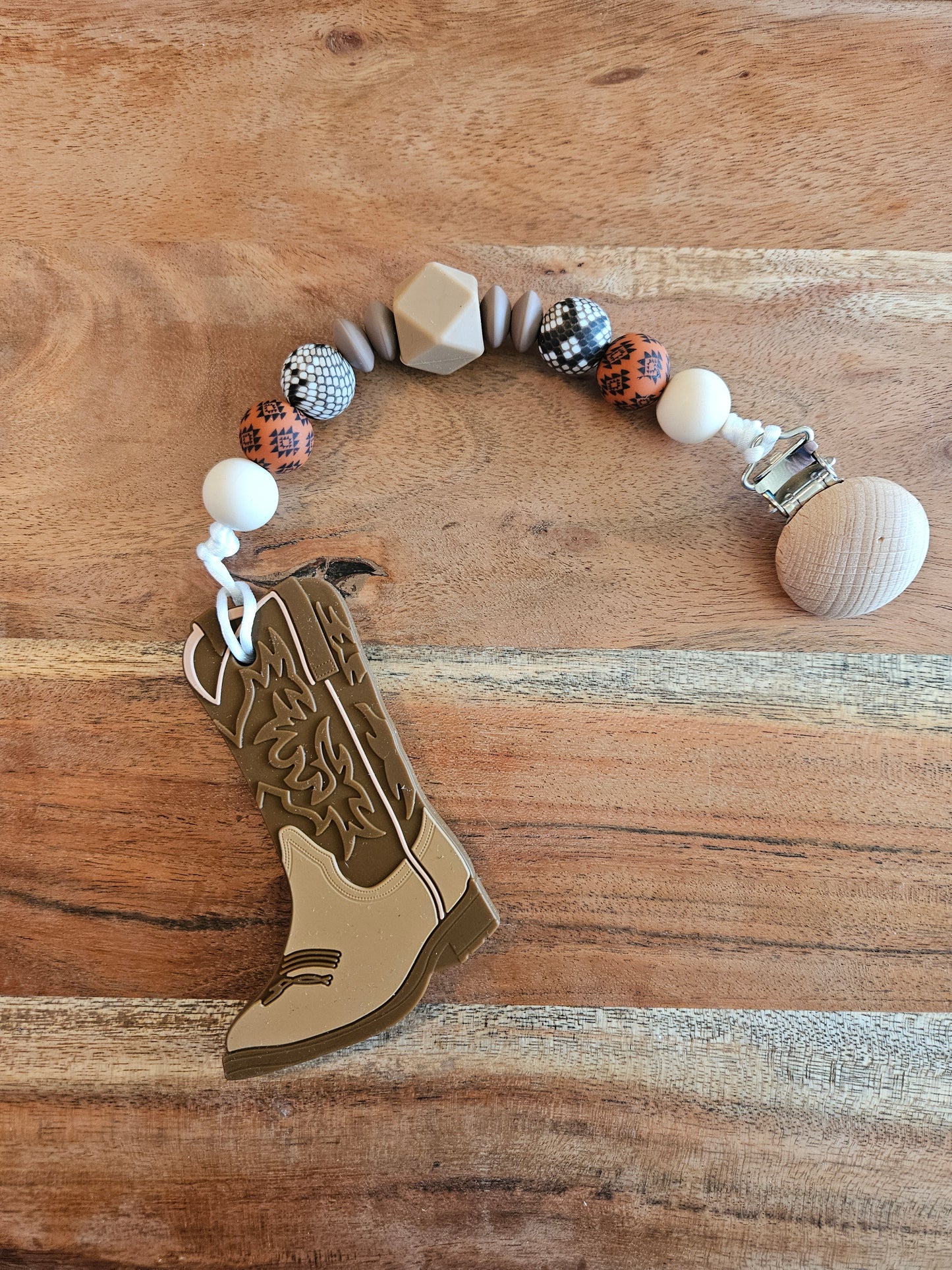 Cowboy Boot Silicone Teether
