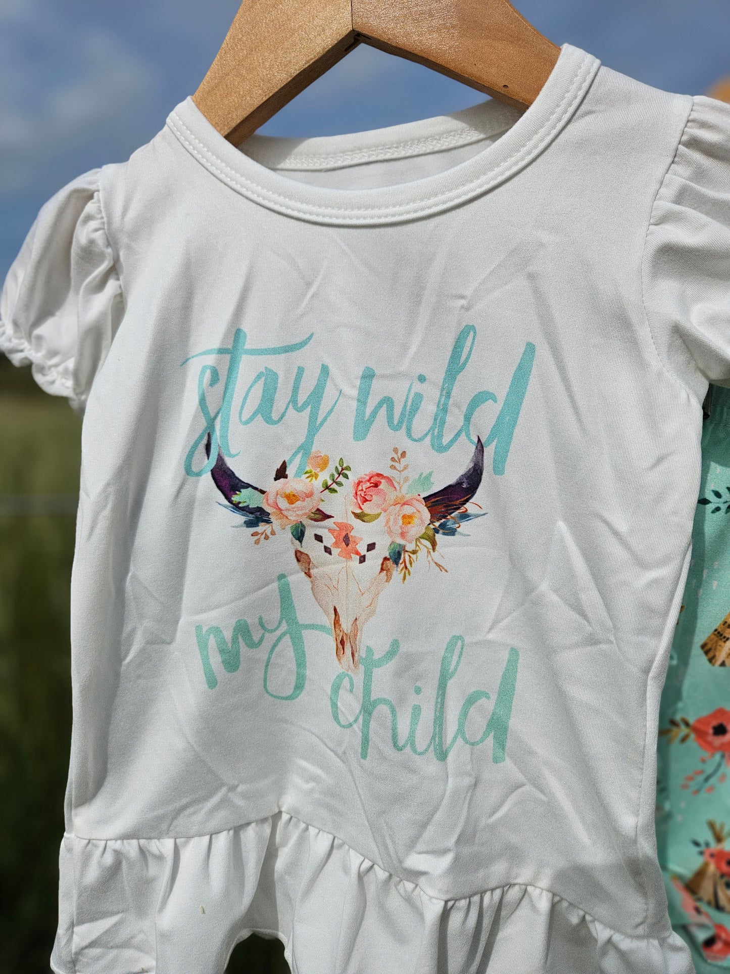 Stay Wild Ruffles Short Set