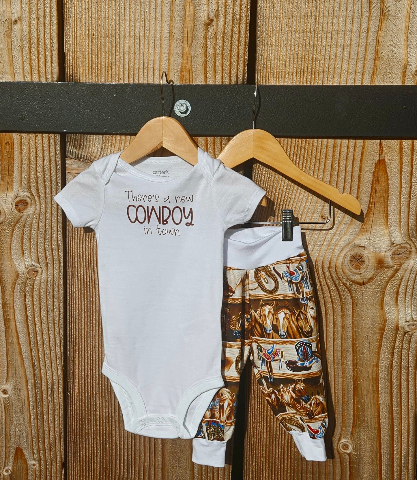 "New Cowboy in Town.." Jogger Set