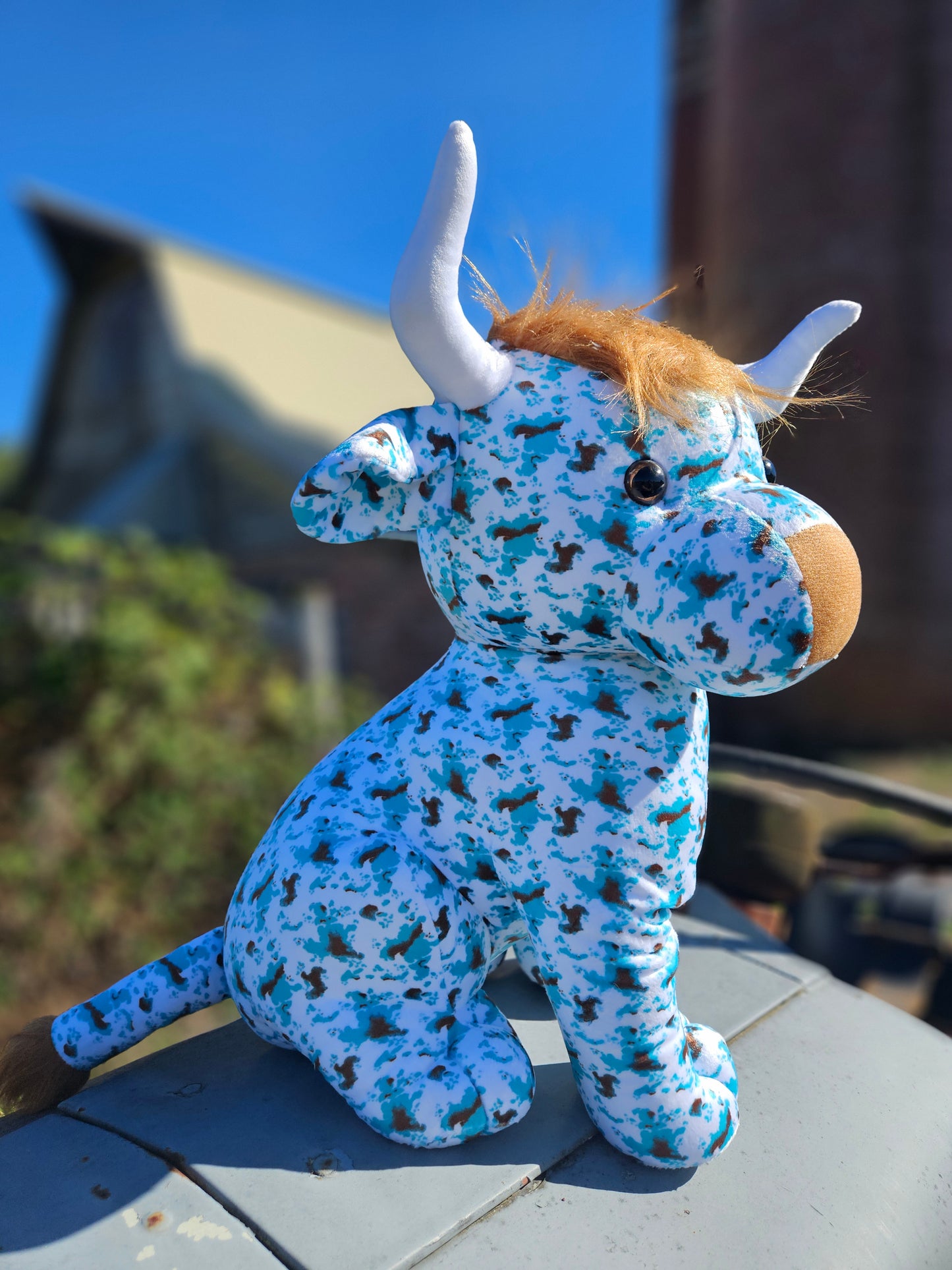 Turquoise Highland Plushie