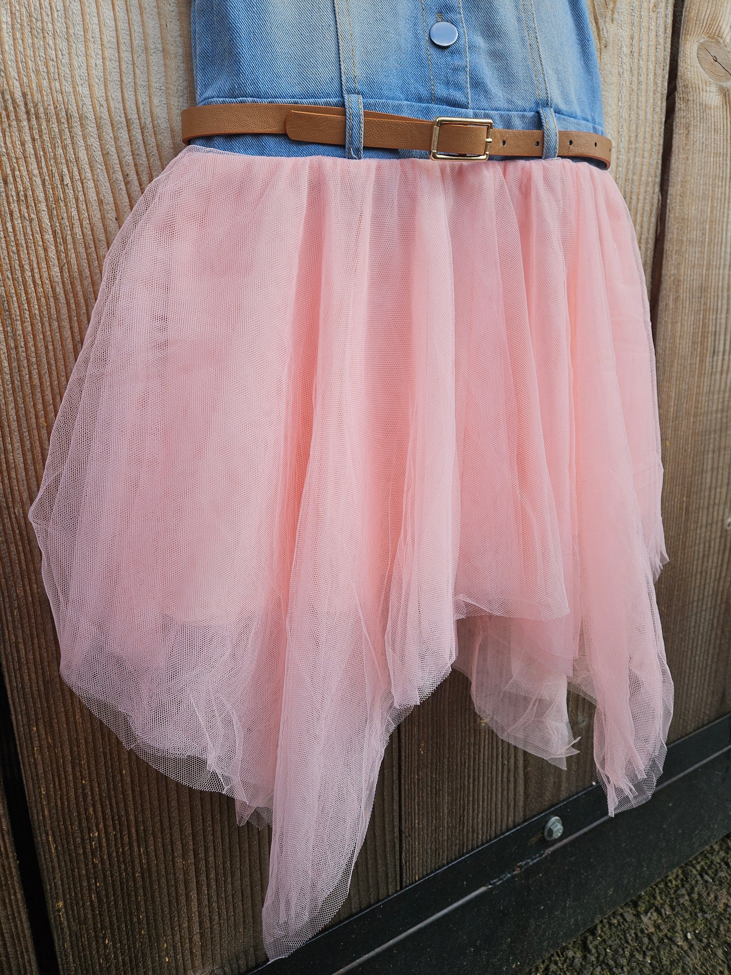 Jean & Tulle Dress
