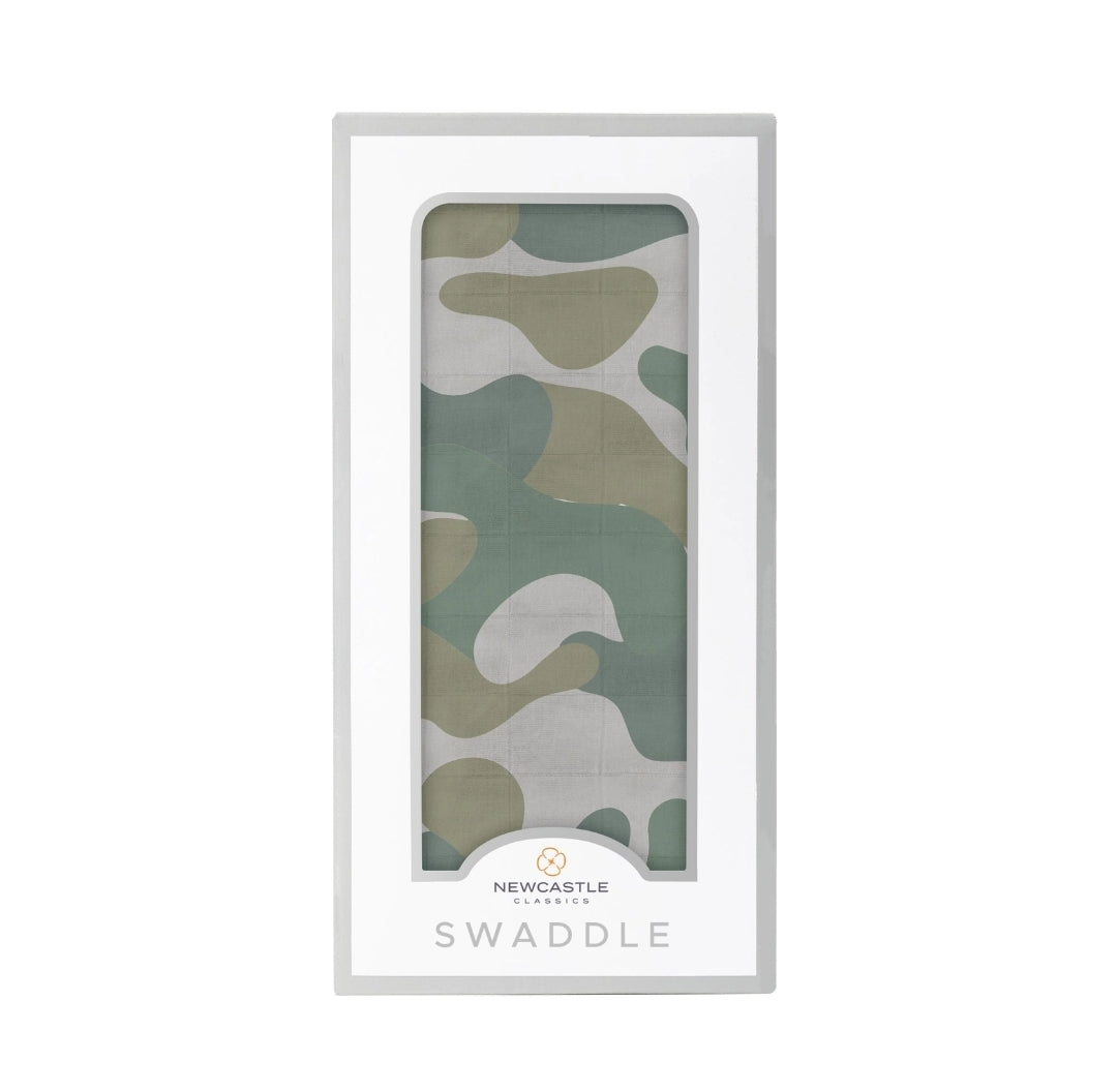 Hunters Camo Bamboo Swaddle
