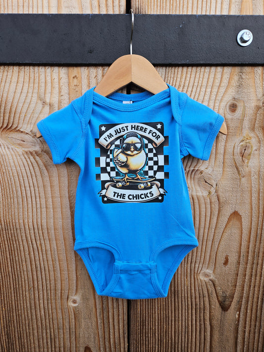 Here for the Chicks Onesie