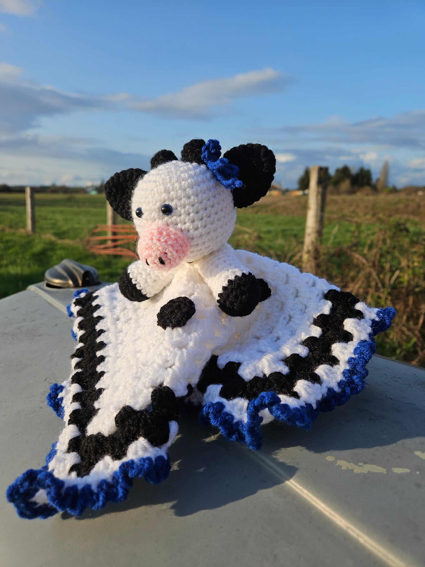 Crochet Cow Lovey