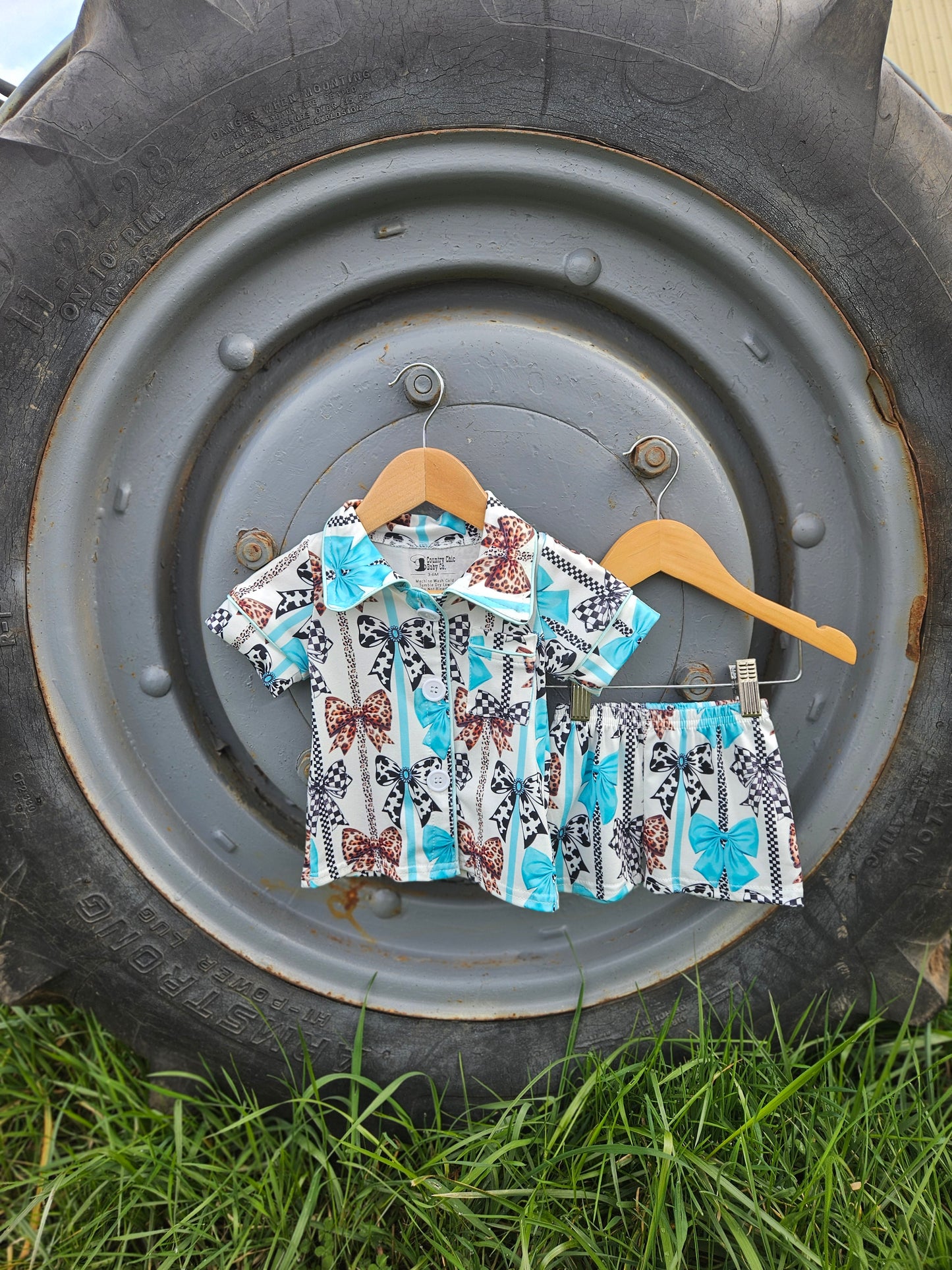 Western Bows PJ Set
