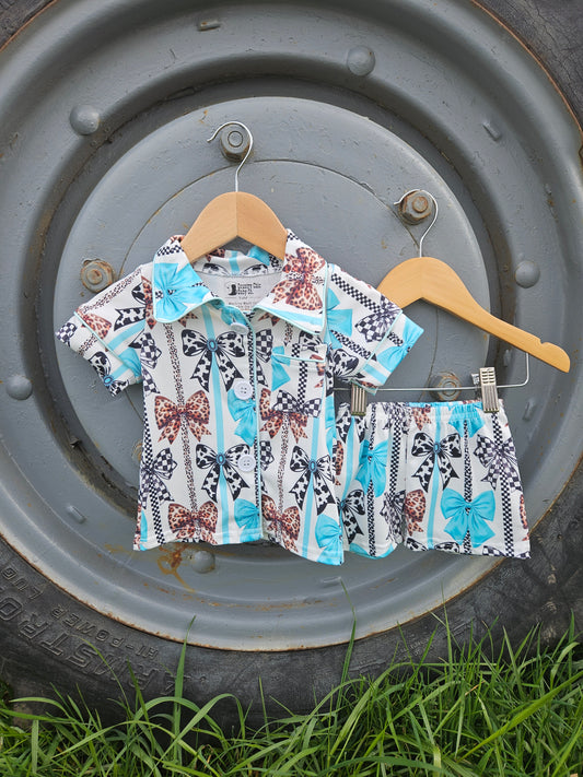 Western Bows PJ Set