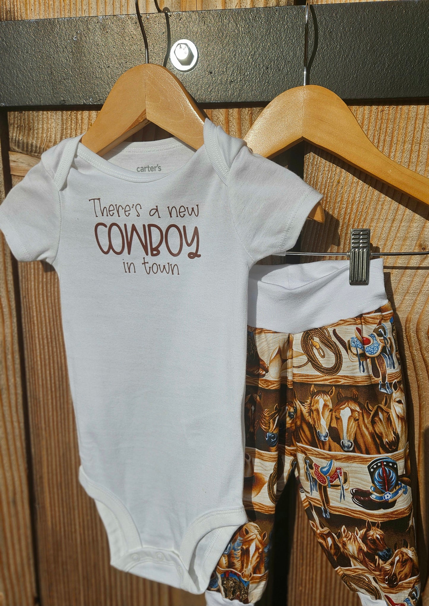 "New Cowboy in Town.." Jogger Set