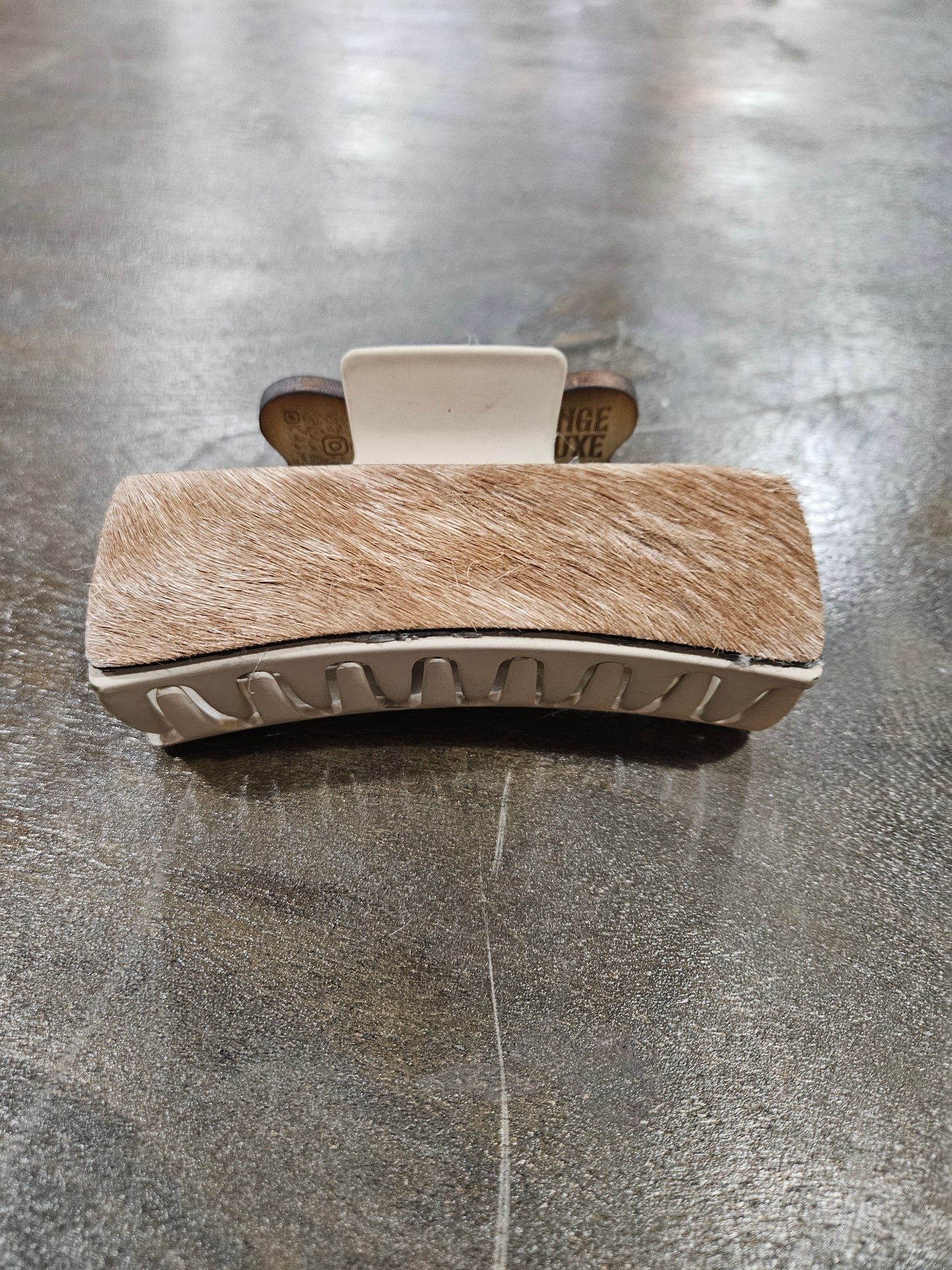 Cowhide Claw Clip- XL