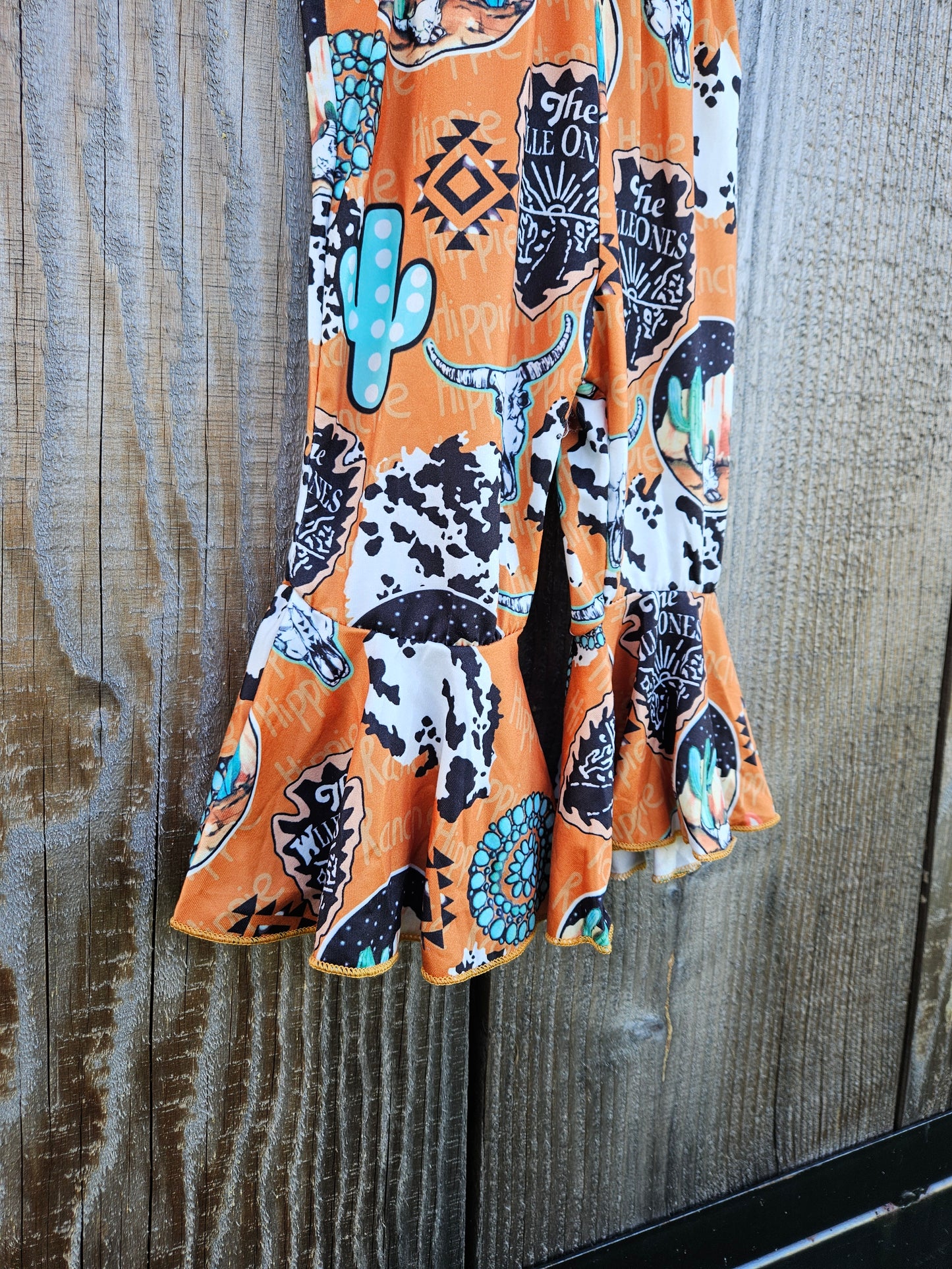 Concho Pant Flare Romper