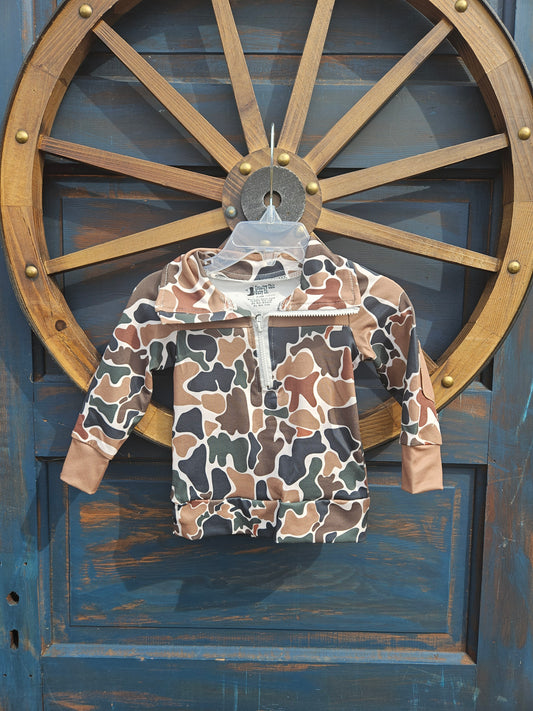 Camo Half Zip