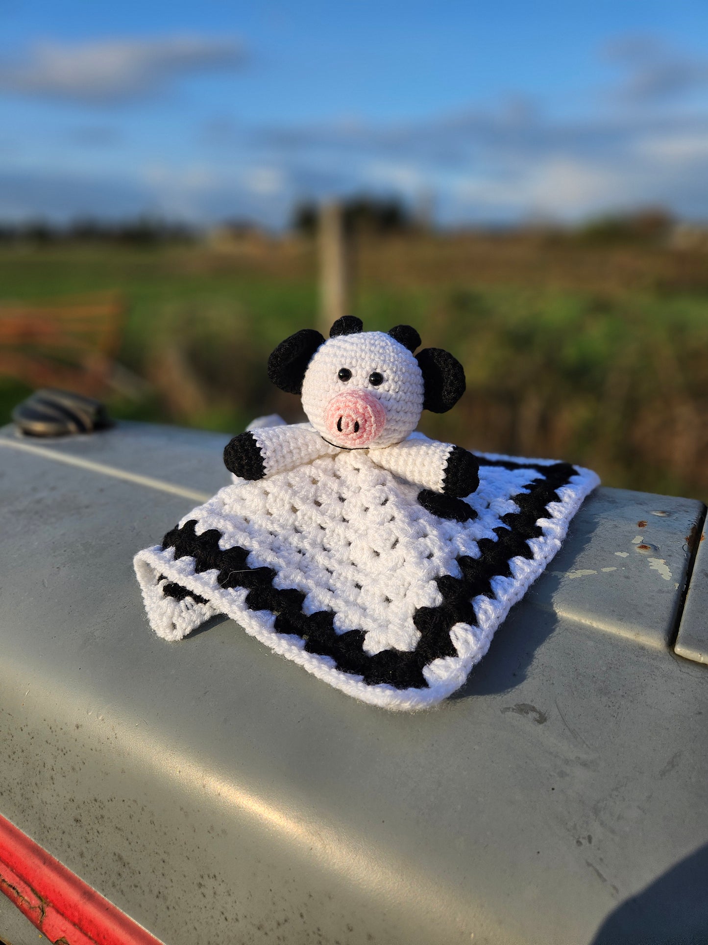 Crochet Cow Lovey