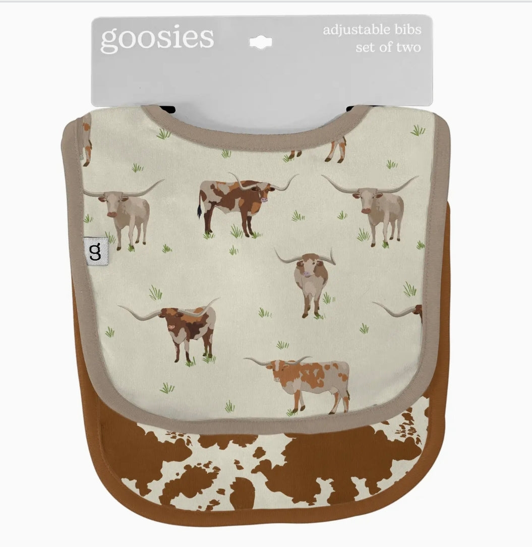 Longhorn Bib Set
