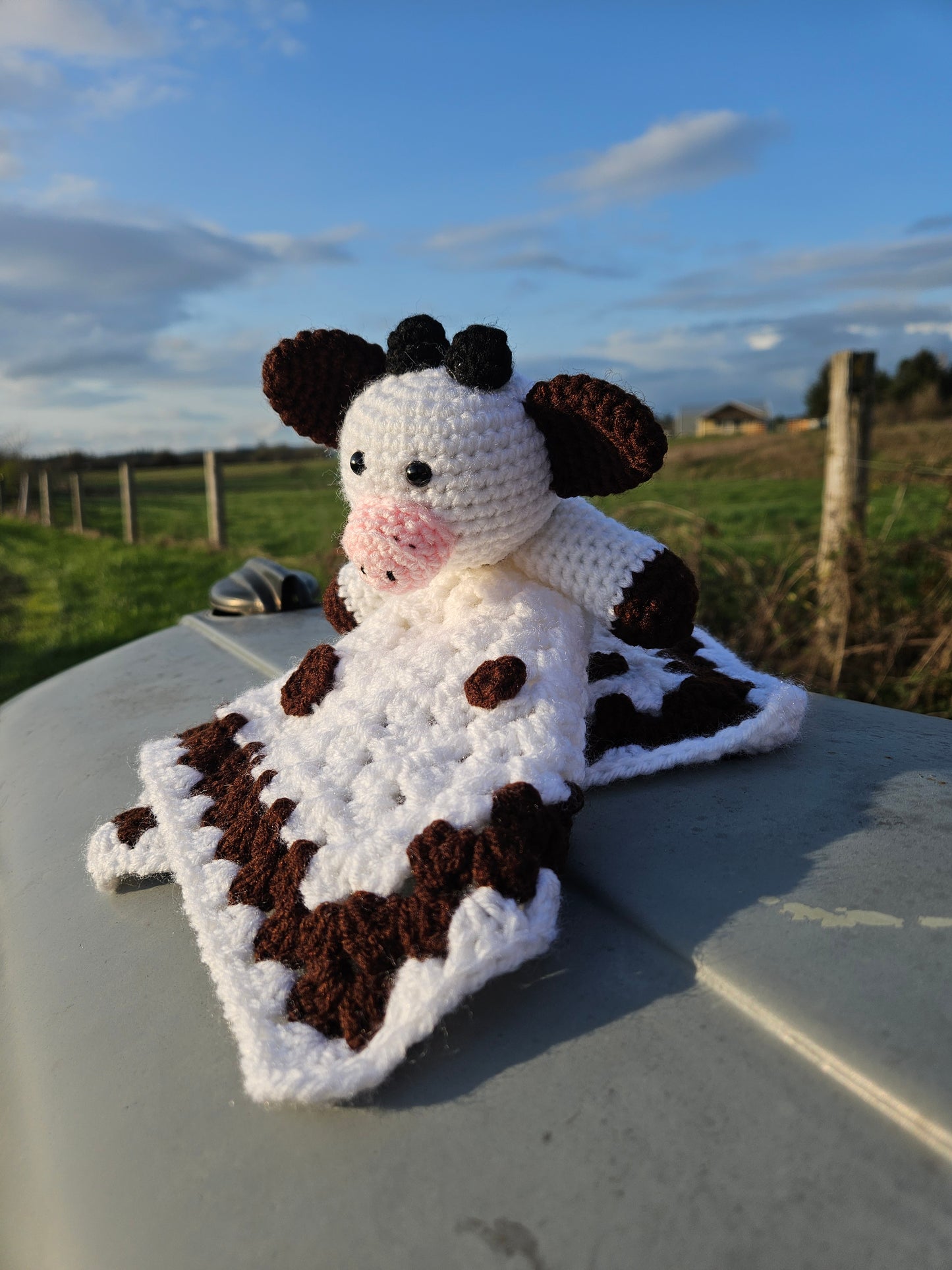 Crochet Cow Lovey